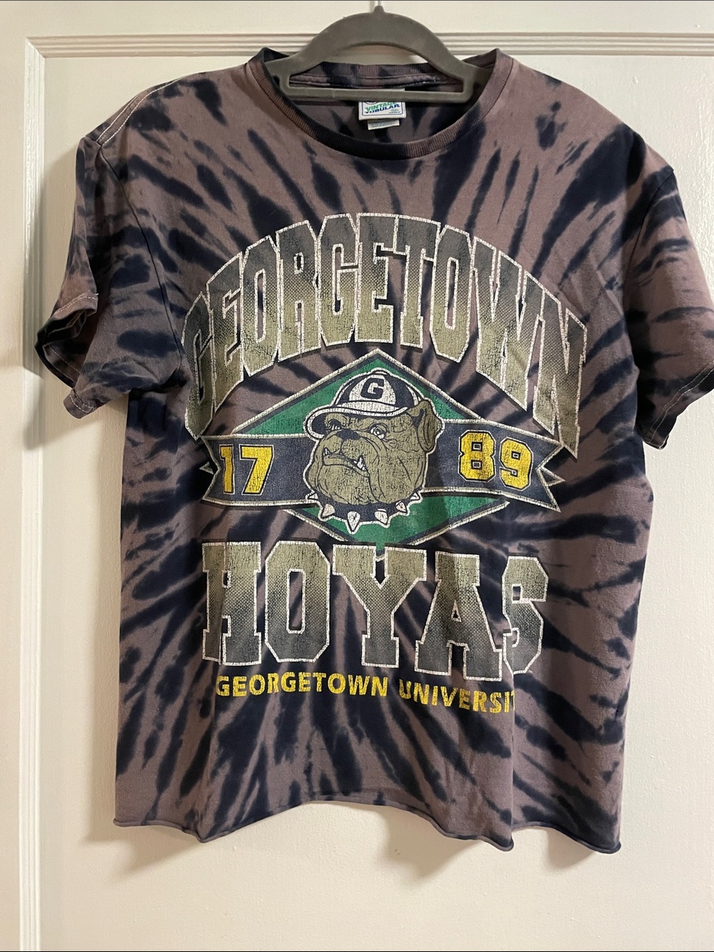 Vintage Georgetown Hoyas Tie-Dye Short Sleeve Tee size Medium